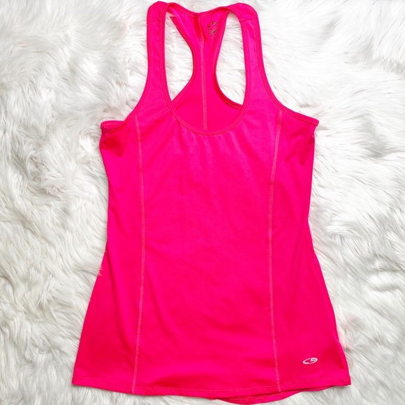 Champion Tops - Champion Racerback Tank Top in Pink Size Small